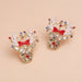 Wholesale Alloy Christmas elk Earrings JDC-ES-JQ026 Earrings 佳琪 Wholesale Jewelry JoyasDeChina Joyas De China