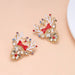 Wholesale Alloy Christmas elk Earrings JDC-ES-JQ026 Earrings 佳琪 Wholesale Jewelry JoyasDeChina Joyas De China
