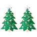 Wholesale alloy christmas tree earrings JDC-ES-JQ227 Earrings 佳琪 white Wholesale Jewelry JoyasDeChina Joyas De China