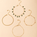 Bulk Jewelry Wholesale alloy circle drop oil beach anklet set of 4 pieces JDC-AS-C011 Wholesale factory from China YIWU China
