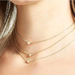 Bulk Jewelry Wholesale alloy circle Necklaces JDC-NE-RXB001 Wholesale factory from China YIWU China