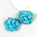Wholesale alloy cloth flower earrings JDC-ES-JL790 Earrings 氿乐 Wholesale Jewelry JoyasDeChina Joyas De China