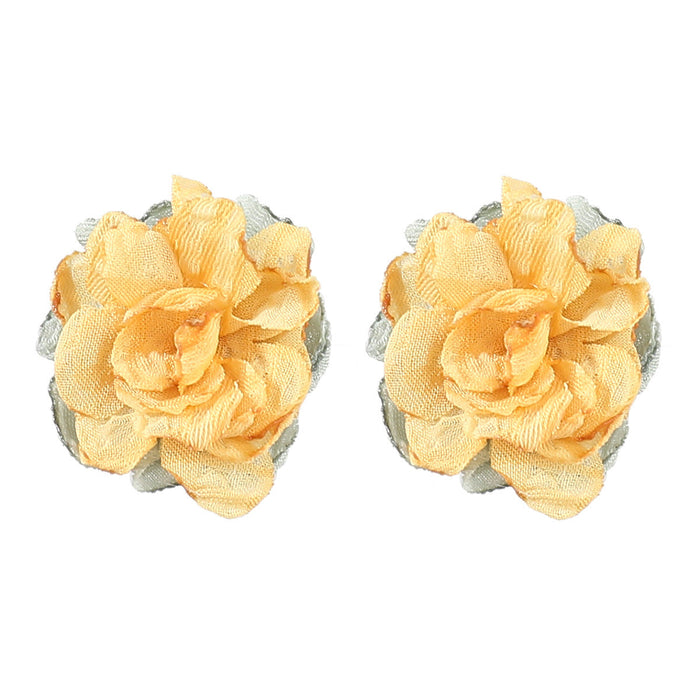 Wholesale alloy cloth flower earrings JDC-ES-JL841 Earrings 氿乐 Wholesale Jewelry JoyasDeChina Joyas De China