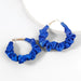 Wholesale alloy cloth geometric earrings JDC-ES-JL794 Earrings 氿乐 Wholesale Jewelry JoyasDeChina Joyas De China