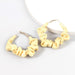 Wholesale alloy cloth geometric earrings JDC-ES-JL794 Earrings 氿乐 Wholesale Jewelry JoyasDeChina Joyas De China