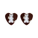 Wholesale alloy cloth love Bear Earrings ?JDC-ES-YWJQ033 Earrings 精巧 Wholesale Jewelry JoyasDeChina Joyas De China