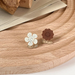 Wholesale alloy coffee flower earrings JDC-ES-MS114 Earrings JoyasDeChina Wholesale Jewelry JoyasDeChina Joyas De China