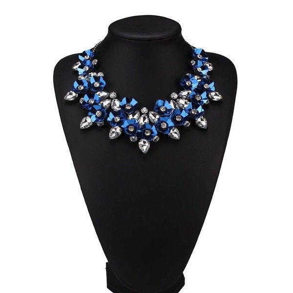 Wholesale alloy color diamond necklace JDC-NE-JQ186 NECKLACE 佳琪 Wholesale Jewelry JoyasDeChina Joyas De China