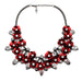 Wholesale alloy color diamond necklace JDC-NE-JQ186 NECKLACE 佳琪 red Wholesale Jewelry JoyasDeChina Joyas De China