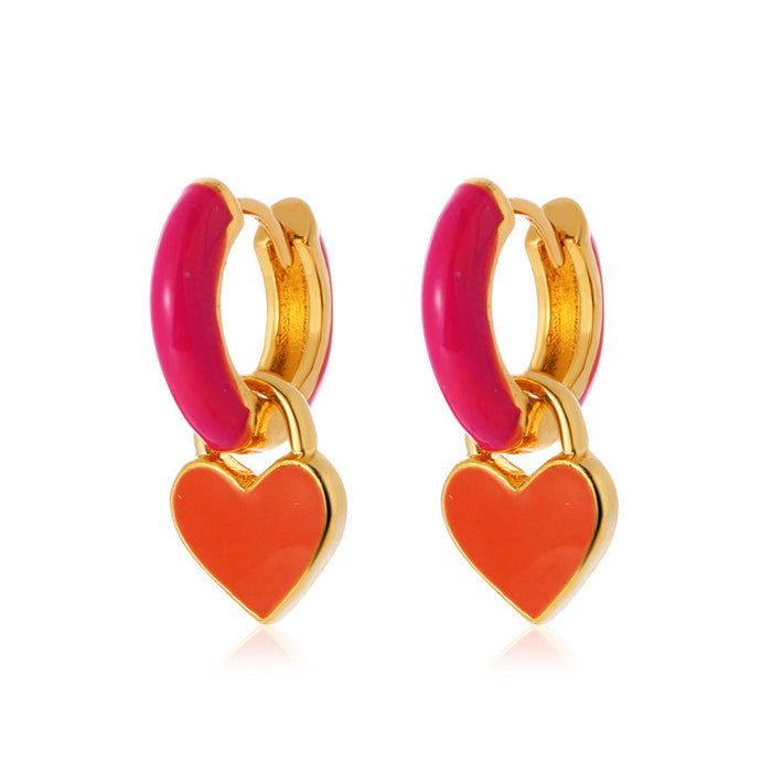 Wholesale alloy color geometric earrings JDC-ES-D545 Earrings JoyasDeChina 05kc kumquat Wholesale Jewelry JoyasDeChina Joyas De China