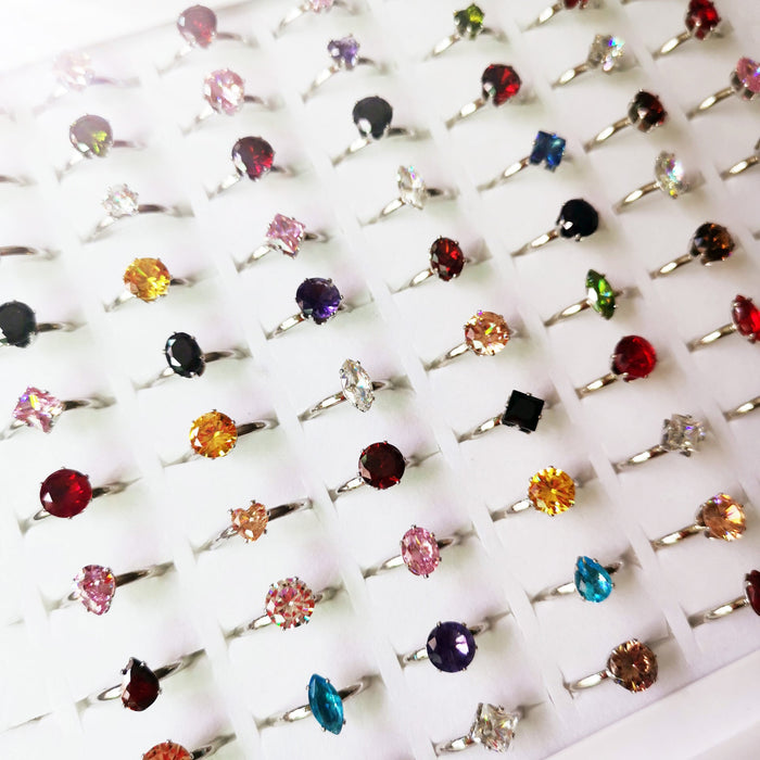 Wholesale Alloy Color Mixed Size Rings JDC-RS-Xuy017 Rings 旭颖 Random 1 adjustable Wholesale Jewelry JoyasDeChina Joyas De China