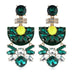 Wholesale alloy color rhinestone earrings JDC-ES-JQ200 Earrings 佳琪 Wholesale Jewelry JoyasDeChina Joyas De China
