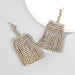 Wholesale Alloy Color Rhinestone Tassel Earrings JDC-ES-JL680 Earrings ?鹄? Wholesale Jewelry JoyasDeChina Joyas De China