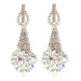 Wholesale alloy colored diamond earrings JDC-ES-JQ195 Earrings 佳琪 Wholesale Jewelry JoyasDeChina Joyas De China
