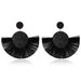 Wholesale alloy colored Rhinestone fan tassel earrings JDC-ES-MH049 Earrings JoyasDeChina 5907 Wholesale Jewelry JoyasDeChina Joyas De China