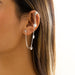 Wholesale alloy copper ear hook ear clip JDC-ES-DN032 Earrings 道妮 white2499 Wholesale Jewelry JoyasDeChina Joyas De China