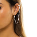 Wholesale alloy copper ear hook ear clip JDC-ES-DN032 Earrings 道妮 white2505 Wholesale Jewelry JoyasDeChina Joyas De China