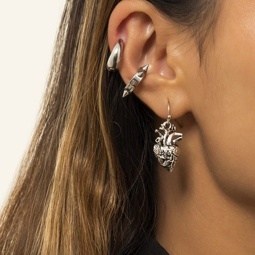 Wholesale Alloy Copper Ear Hook Heart Earrings JDC-ES-DN036 Earrings 道妮 Wholesale Jewelry JoyasDeChina Joyas De China