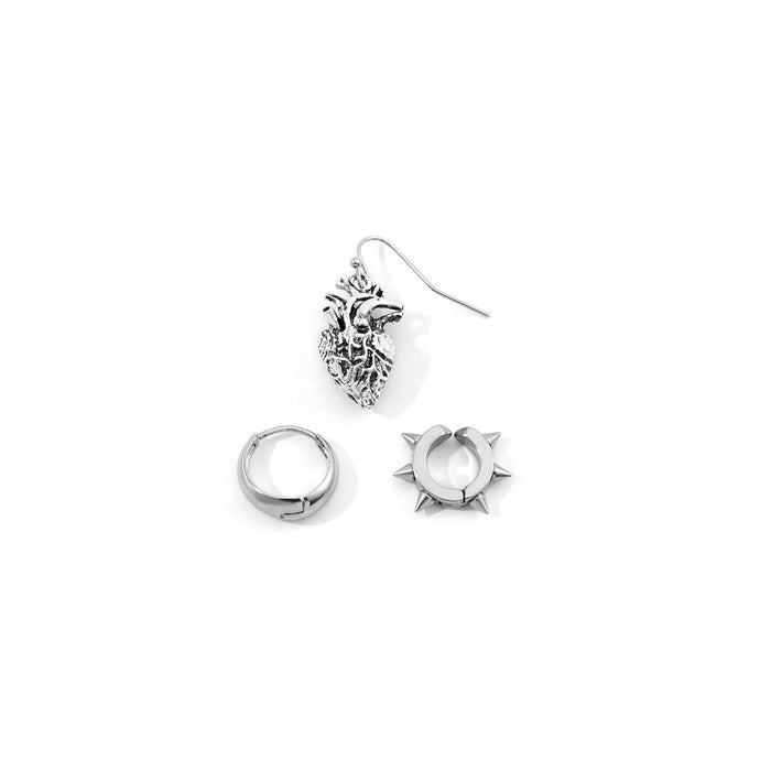 Wholesale Alloy Copper Ear Hook Heart Earrings JDC-ES-DN036 Earrings 道妮 set3019 Wholesale Jewelry JoyasDeChina Joyas De China