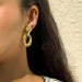 Wholesale alloy copper earrings JDC-ES-DN038 Earrings 道妮 Wholesale Jewelry JoyasDeChina Joyas De China