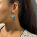 Wholesale alloy copper earrings JDC-ES-DN038 Earrings 道妮 white2460 Wholesale Jewelry JoyasDeChina Joyas De China