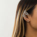 Wholesale Alloy Copper Hollowed Ear Hanger JDC-ES-DN040 Earrings 道妮 Right Ear Wholesale Jewelry JoyasDeChina Joyas De China