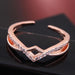 Bulk Jewelry Wholesale alloy copper inlaid zircon opening rings JDC-RS-wy023 Wholesale factory from China YIWU China
