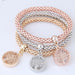 Bulk Jewelry Wholesale alloy corn chain elastic bracelet JDC-BT-XINY033 Wholesale factory from China YIWU China