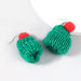 Wholesale Alloy Cotton Thread Christmas Hat Earrings JDC-ES-JL651 Earrings ?鹄? Wholesale Jewelry JoyasDeChina Joyas De China