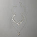 Wholesale alloy crown pendant double necklace JDC-NE-C191 NECKLACE 咏歌 Wholesale Jewelry JoyasDeChina Joyas De China