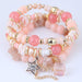 Bulk Jewelry Wholesale alloy crystal candy bead multilayer bracelet JDC-BT-wy010 Wholesale factory from China YIWU China
