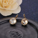 Wholesale alloy crystal earrings JDC-ES-YinX002 Earrings 伊杏 Wholesale Jewelry JoyasDeChina Joyas De China
