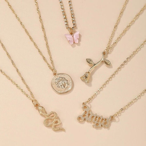 Wholesale Alloy Crystal Necklaces Set JDC-NE-F600 Necklaces 韩之尚 Wholesale Jewelry JoyasDeChina Joyas De China