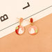 Wholesale alloy cute kitten asymmetric Earrings JDC-ES-GSLSY045 Earrings JoyasDeChina Earrings Wholesale Jewelry JoyasDeChina Joyas De China