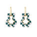 Wholesale alloy cute lattice Bear Earrings JDC-ES-MY214 Earrings 曼茵 color Wholesale Jewelry JoyasDeChina Joyas De China