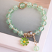 Bulk Jewelry Wholesale alloy Daisy crystal beads bracelet JDC-BT-wy058 Wholesale factory from China YIWU China