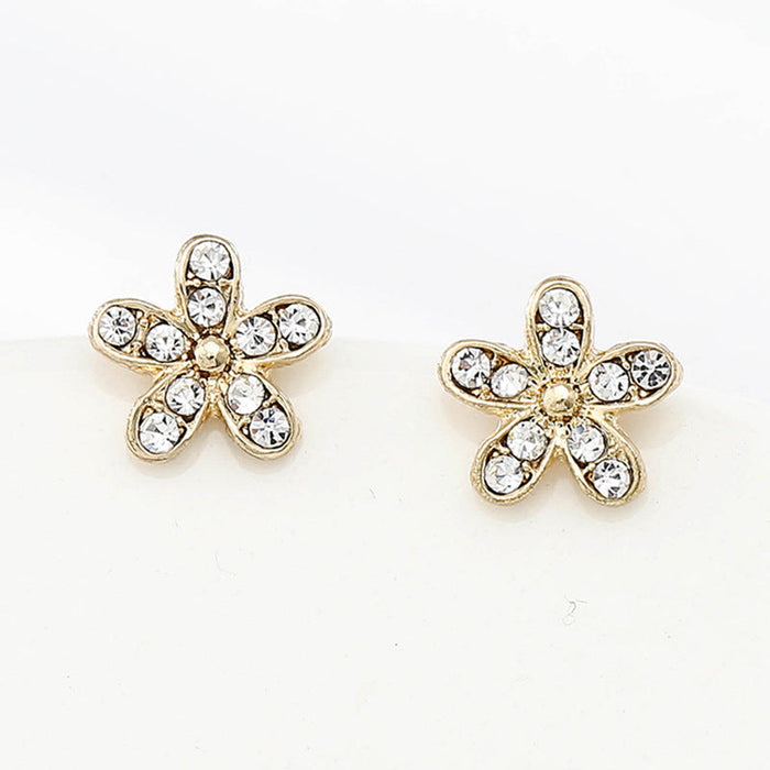 Wholesale alloy Daisy Earrings JDC-ES-XingL002 Earrings 星鸾 golder Wholesale Jewelry JoyasDeChina Joyas De China