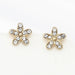Wholesale alloy Daisy Earrings JDC-ES-XingL002 Earrings 星鸾 golder Wholesale Jewelry JoyasDeChina Joyas De China