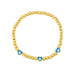 Wholesale alloy devil's eye bracelet JDC-BT-AS105 Bracelet 翱昇 light blue Wholesale Jewelry JoyasDeChina Joyas De China
