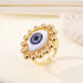Wholesale Alloy Devil's Eye Ring MOQ≥6 JDC-RS-Juej002 Rings 觉际 Wholesale Jewelry JoyasDeChina Joyas De China