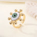 Wholesale Alloy Devil's Eye Ring MOQ≥6 JDC-RS-Juej002 Rings 觉际 Wholesale Jewelry JoyasDeChina Joyas De China