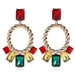 Wholesale alloy diamond earrings JDC-ES-JQ217 Earrings 佳琪 Wholesale Jewelry JoyasDeChina Joyas De China