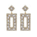 Wholesale alloy diamond earrings JDC-ES-MY157 Earrings 曼茵 Wholesale Jewelry JoyasDeChina Joyas De China