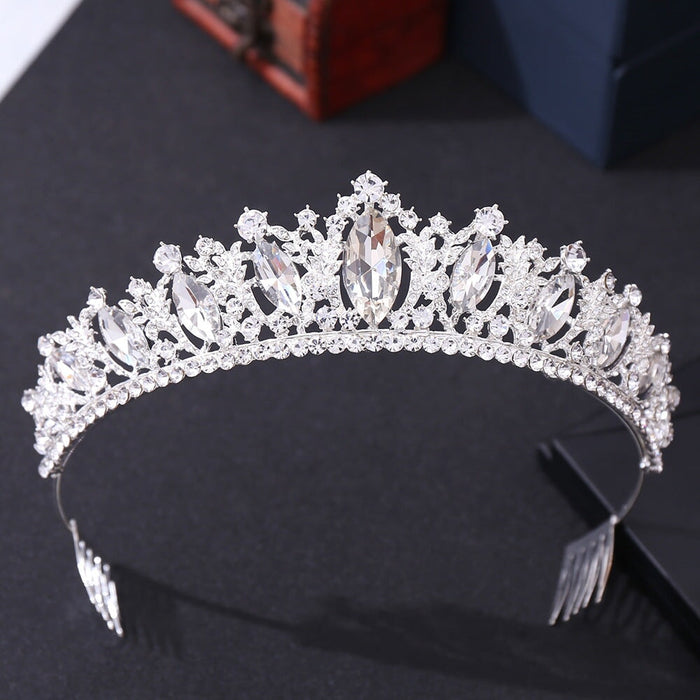 Wholesale alloy diamond-encrusted crown hair band JDC-HD-ZuanG008 Headband 钻岗 1 Wholesale Jewelry JoyasDeChina Joyas De China