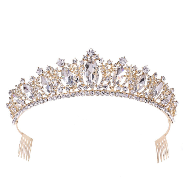 Wholesale alloy diamond-encrusted crown hair band JDC-HD-ZuanG008 Headband 钻岗 2 Wholesale Jewelry JoyasDeChina Joyas De China