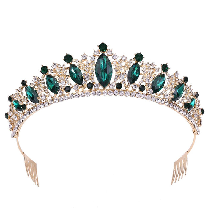 Wholesale alloy diamond-encrusted crown hair band JDC-HD-ZuanG008 Headband 钻岗 5 Wholesale Jewelry JoyasDeChina Joyas De China