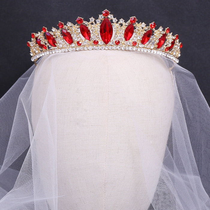 Wholesale alloy diamond-encrusted crown hair band JDC-HD-ZuanG008 Headband 钻岗 Wholesale Jewelry JoyasDeChina Joyas De China