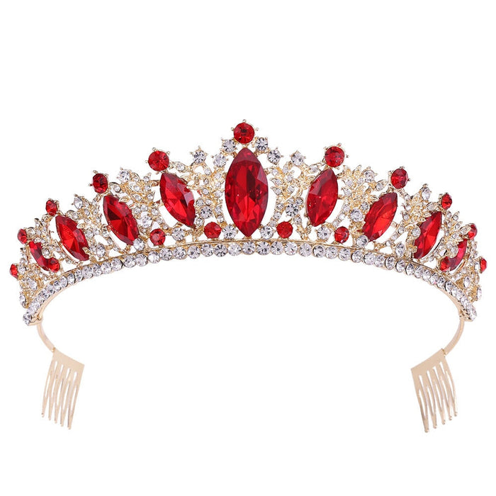 Wholesale alloy diamond-encrusted crown hair band JDC-HD-ZuanG008 Headband 钻岗 Wholesale Jewelry JoyasDeChina Joyas De China