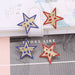 Wholesale alloy diamond five pointed star Earrings JDC-ES-MY178 Earrings 曼茵 Wholesale Jewelry JoyasDeChina Joyas De China