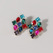 Wholesale alloy diamond geometric earrings JDC-ES-JL014 Earrings JoyasDeChina Wholesale Jewelry JoyasDeChina Joyas De China